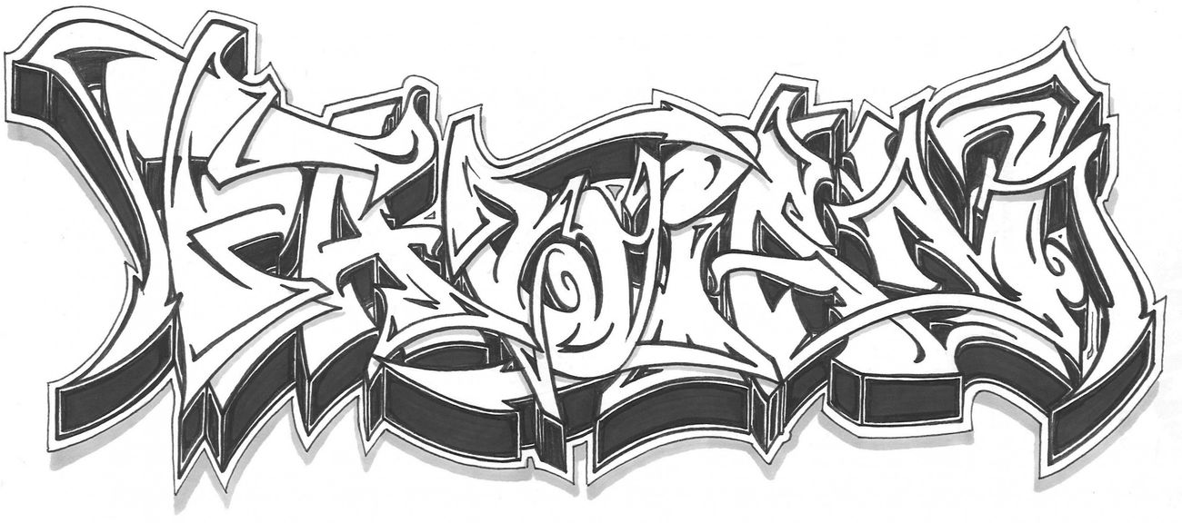 Graffiti Sketch - Photo by KUBA182 - kubasketch, kuba182, pad (2017)