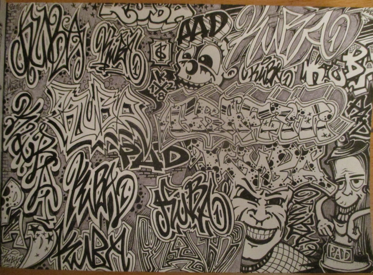 Graffiti Sketch - Photo by KUBA182 (2016)