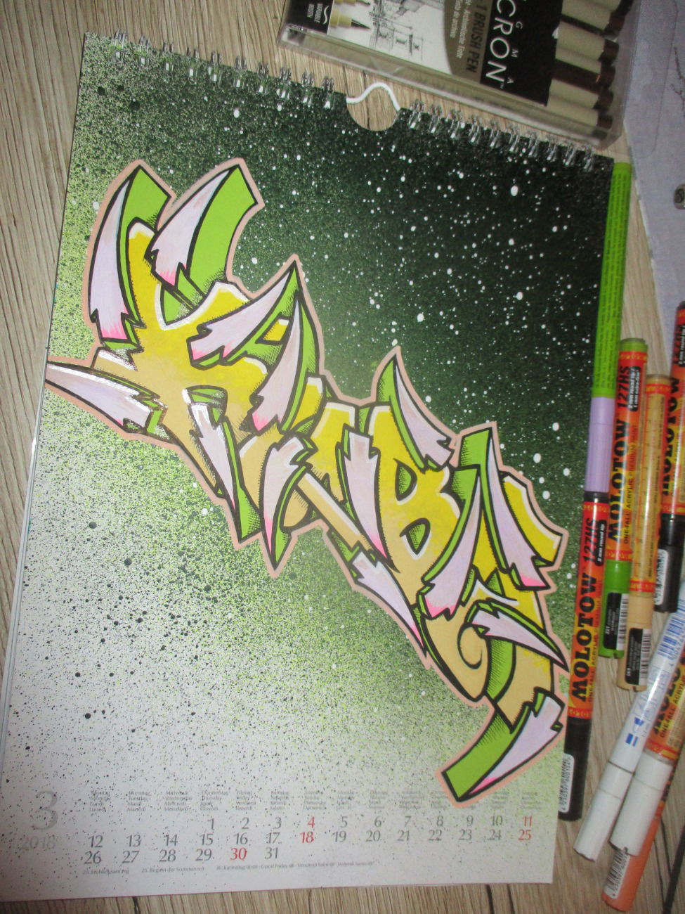 Graffiti Sketch - Photo by KUBA182 - kuba, pad, paintalldays (2018)