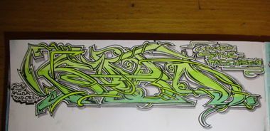 Graffiti Sketch - Photo by KUBA182 (2016)