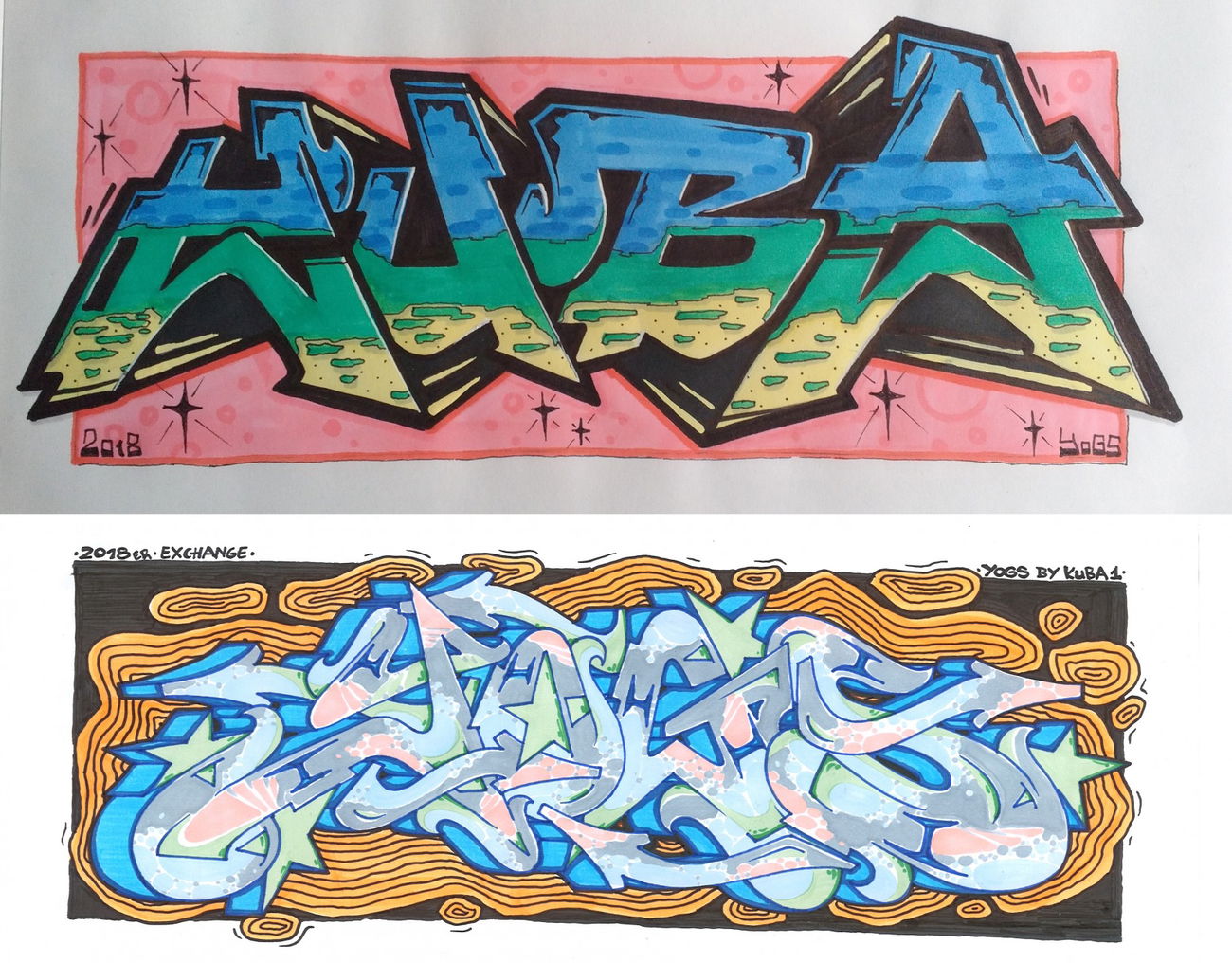 Graffiti Sketch - Photo by KUBA182 - yogs, kuba (2018)