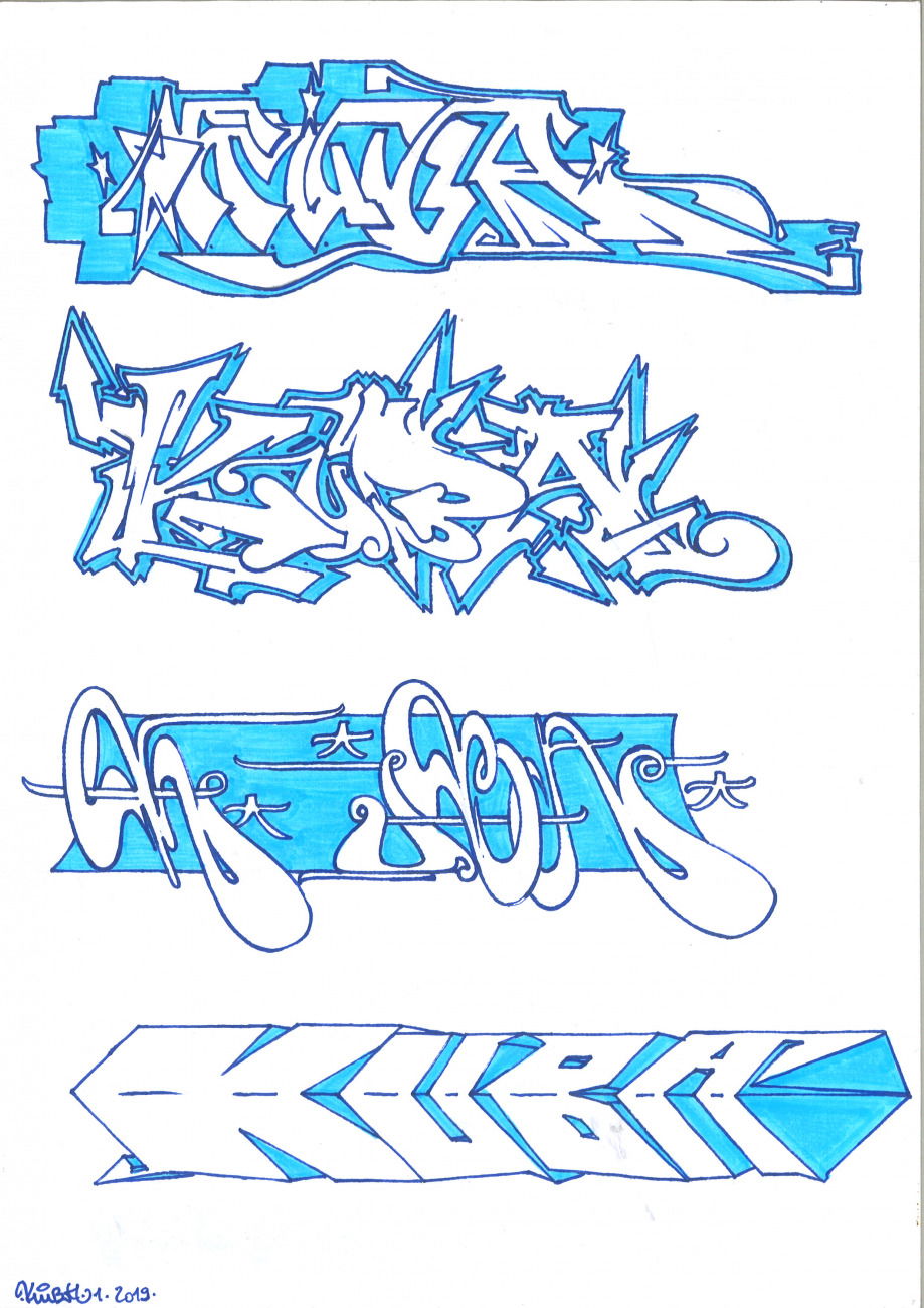 Graffiti Sketch - Photo by KUBA182 (2019)