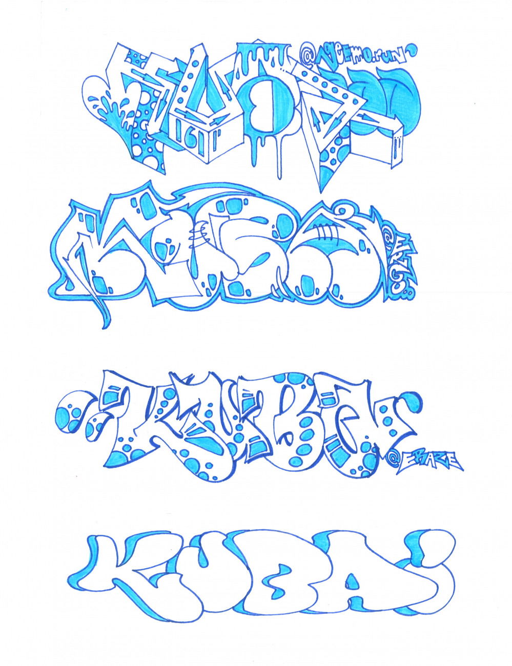 Graffiti Sketch - Photo by KUBA182 (2019)