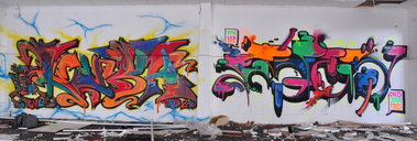Graffiti Wall - Photo by KUBA182 - kuba, pad, kasper (2010)