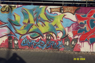 Graffiti Wall in Deutschland - Photo by KUBA182 - KUBA (2004)