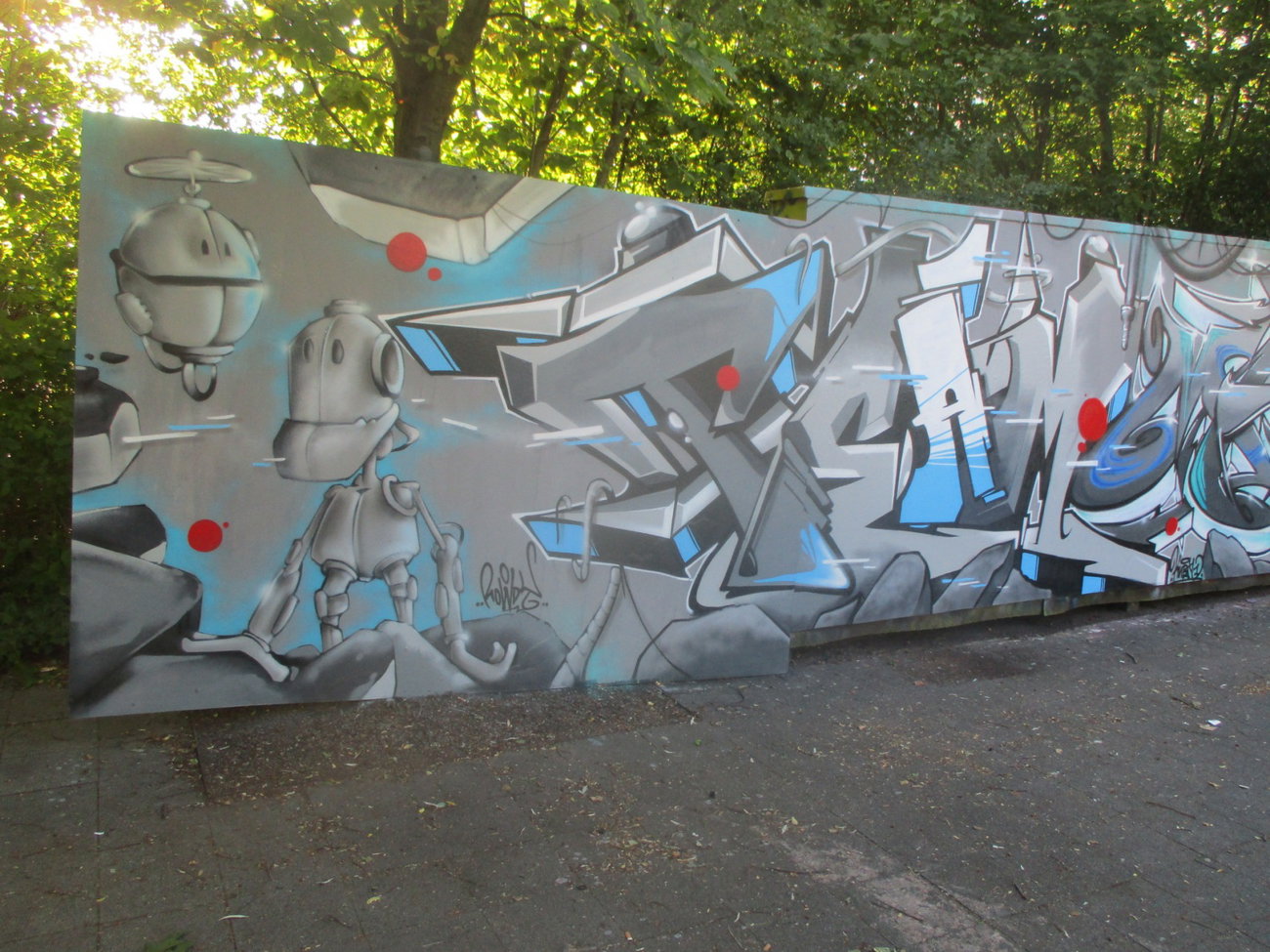 Graffiti Wall - Photo by KUBA182 - rowdy, randy, posa (2017)