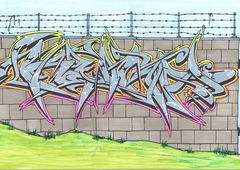 Graffiti Sketch - Photo by KUBA182 - kuba, pad, paintalldays (2018)