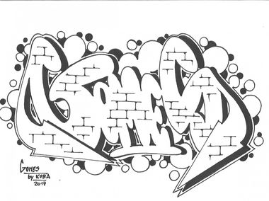 Graffiti Sketch - Photo by KUBA182 - kuba, pad, gomes (2017)