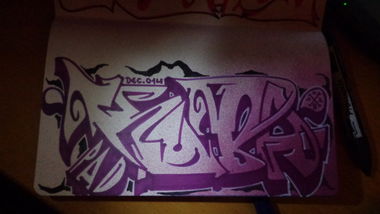Graffiti Sketch - Photo by KUBA182 - kuba, pad (2014)