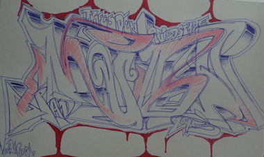 Graffiti Sketch - Photo by KUBA182 - kuba, pad (2015)