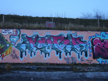 Graffiti Wall - Photo by KUBA182 - Kuba, PAD (2008)