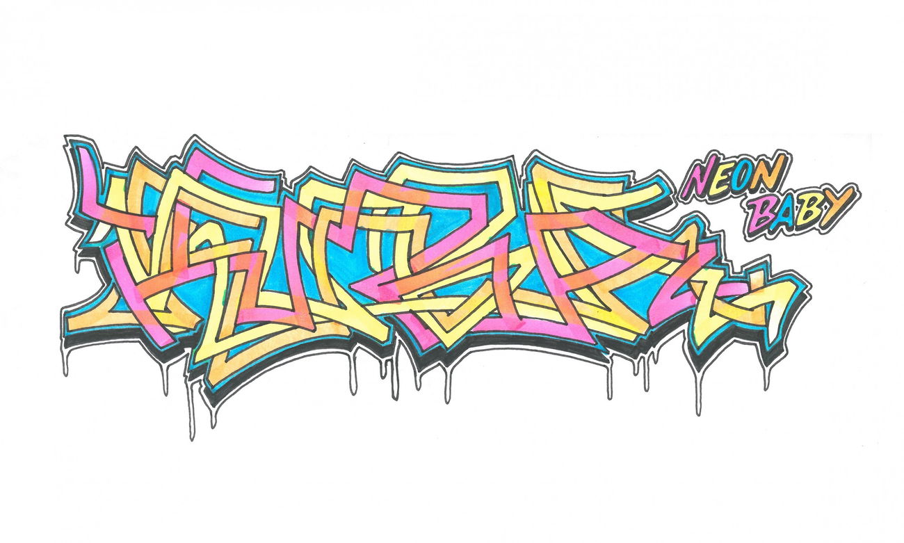 Graffiti Sketch - Photo by KUBA182 - kuba, pad, sketching (2017)