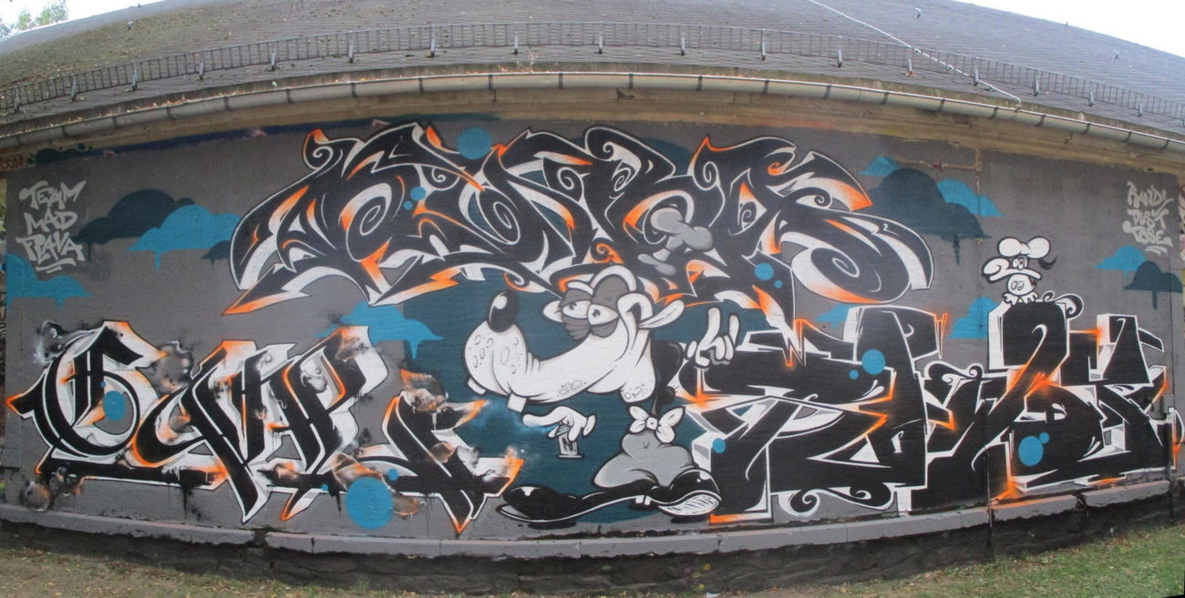 Graffiti Wall - Photo by KUBA182 - TMF, TeamMadFlava, Nook (2016)