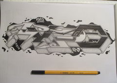 Graffiti Wall - Photo by KUBA182 - PAD, KUBA, TypE (2018)