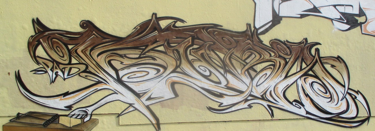 Graffiti Wall - Photo by KUBA182 - Leipzig, TeamMadFlava, PAD (2017)