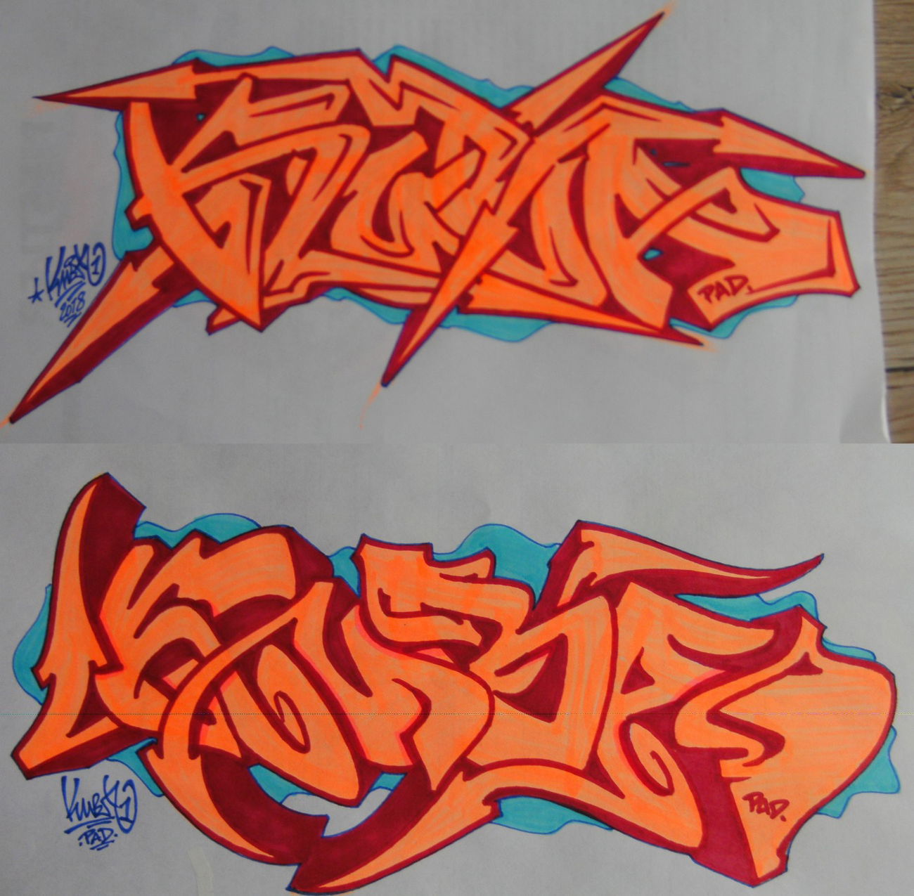 Graffiti Sketch - Photo by KUBA182 - kuba, pad, paintalldays (2018)