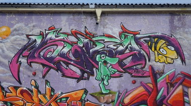Graffiti Wall - Photo by KUBA182 - PAD, Dexer, Kuba (2016)