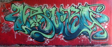 Graffiti Wall - Photo by KUBA182 - Kuba, PAD (2015)
