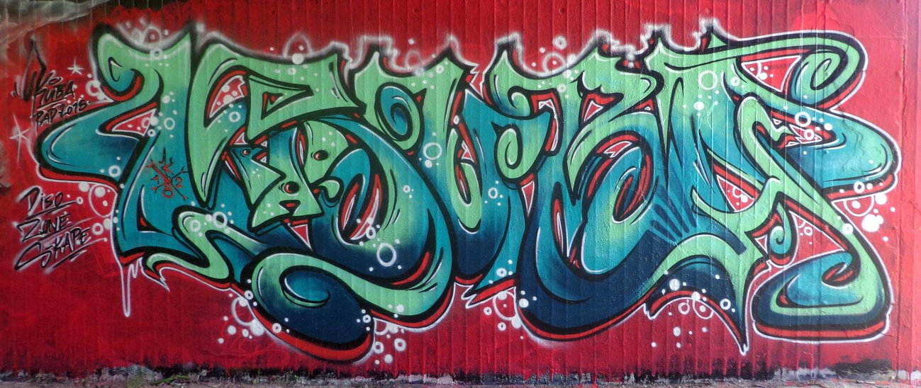 Graffiti Wall - Photo by KUBA182 - Kuba, PAD (2015)