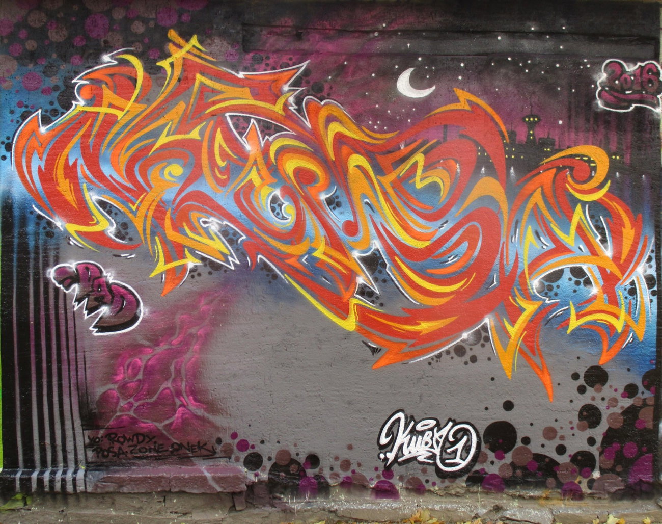 Graffiti Wall - Photo by KUBA182 - kuba, pad (2016)