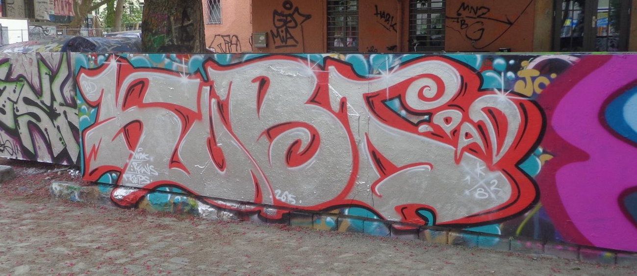 Graffiti Wall - Photo by KUBA182 - kuba, pad, dresden (2015)
