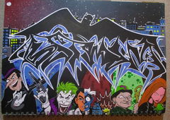 Graffiti Wall - Photo by KUBA182 - batman, kuba, pad (2016)