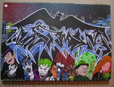 Graffiti Wall - Photo by KUBA182 - batman, kuba, pad (2016)