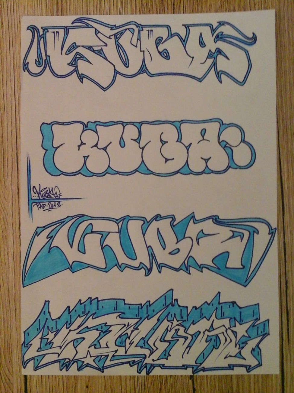 Graffiti Sketch - Photo by KUBA182 - kuba (2019)