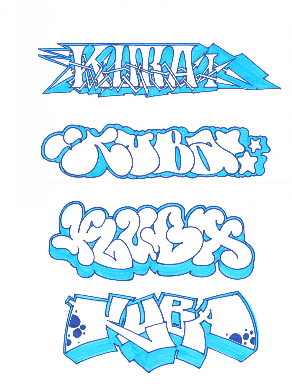 Graffiti Sketch - Photo by KUBA182 - kuba (2019)