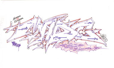 Graffiti Sketch - Photo by KUBA182 (2017)