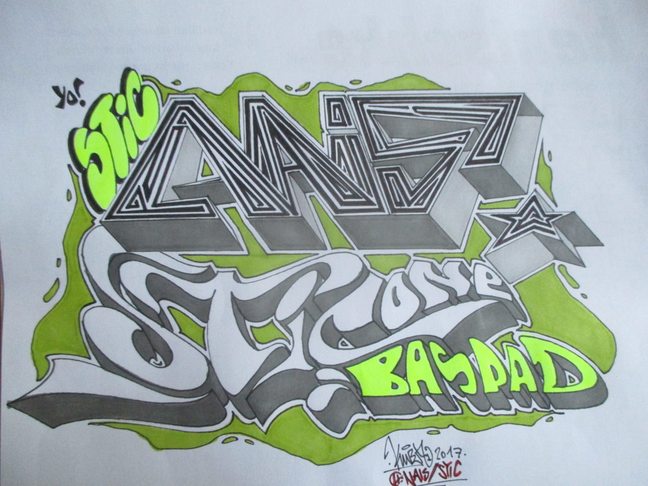 Graffiti Sketch - Photo by KUBA182 - kuba, pad, paintalldays (2017)