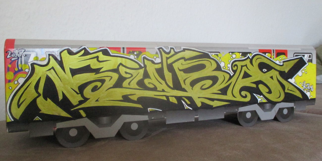 Graffiti Artwork - Photo by KUBA182 - kuba, pad, minisubway (2017)