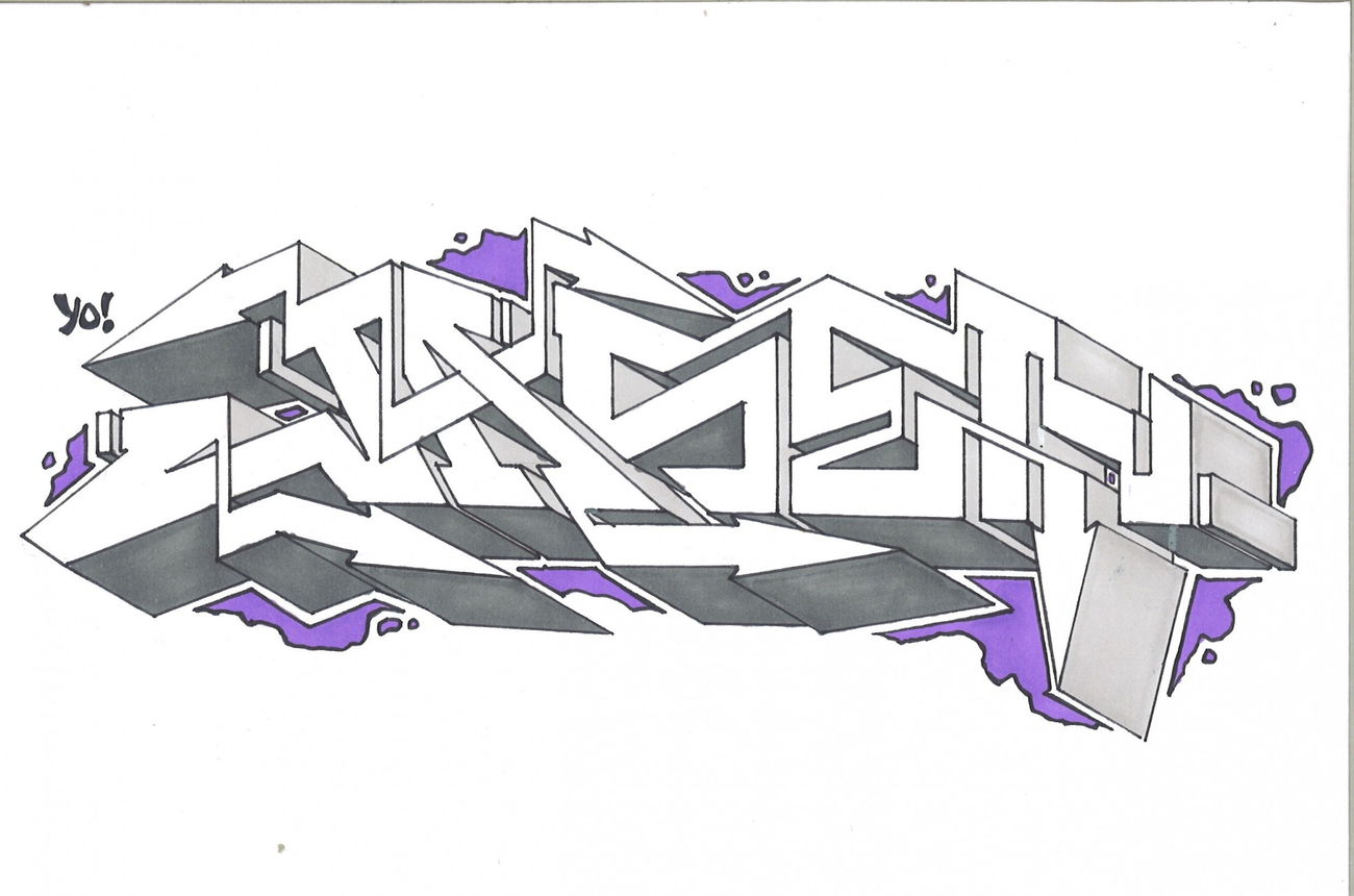 Graffiti Sketch - Photo by KUBA182 - kuba, pad, jasen (2017)