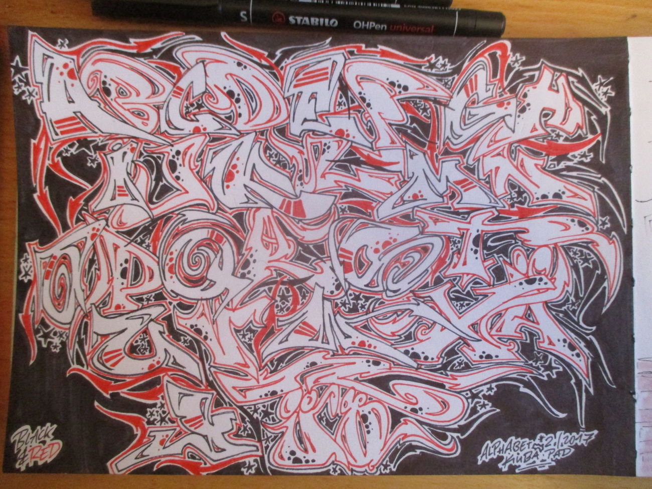 Graffiti Sketch - Photo by KUBA182 - kuba, abc (2017)