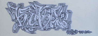 Graffiti Sketch - Photo by KUBA182 - kuba, pad (2016)