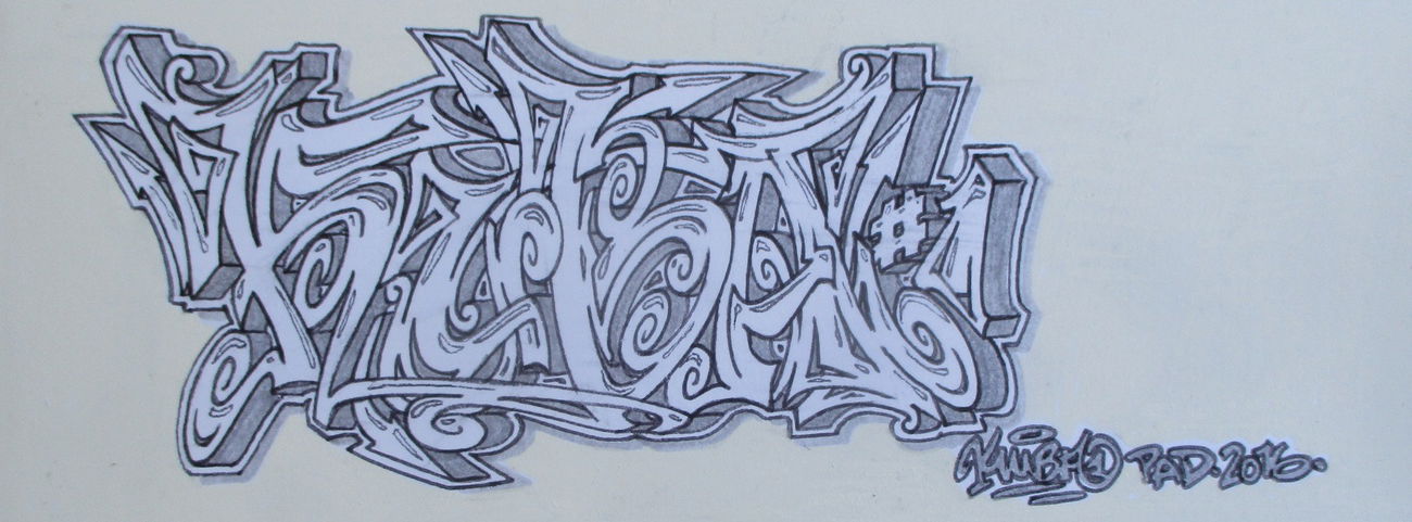 Graffiti Sketch - Photo by KUBA182 - kuba, pad (2016)