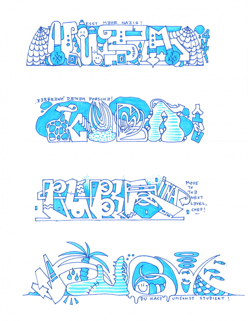 Graffiti Sketch - Photo by KUBA182 (2019)