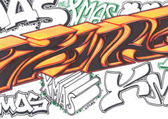 Graffiti Wall - Photo by KUBA182 - kuba, pad, xmas (2018)