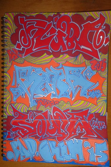 Graffiti Sketch in Dresden - Photo by KUBA182 - Kuba, Pad (2015)