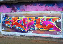 Graffiti Wall - Photo by KUBA182 - kuba, pad, freiberg (2019)