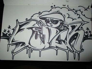 Graffiti Sketch - Photo by KUBA182 - kuba, pad (2015)