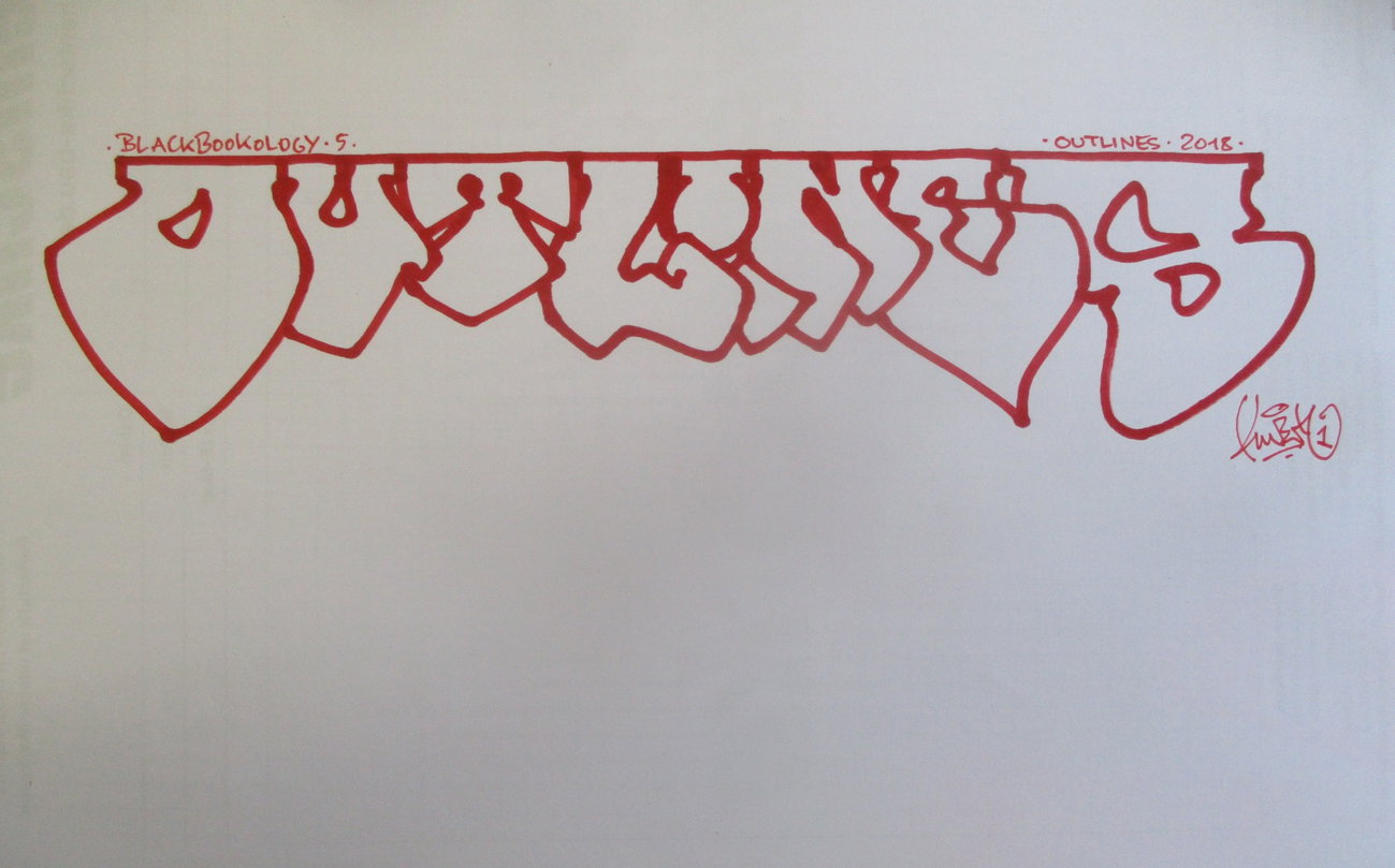 Graffiti Sketch - Photo by KUBA182 - outlines, kuba, pad (2018)
