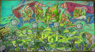 Graffiti Wall - Photo by KUBA182 (2009)
