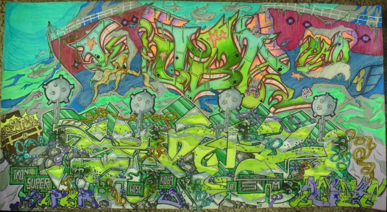 Graffiti Wall - Photo by KUBA182 (2009)