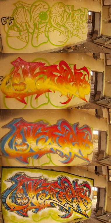 Graffiti Wall - Photo by KUBA182 - kuba, pad (2017)