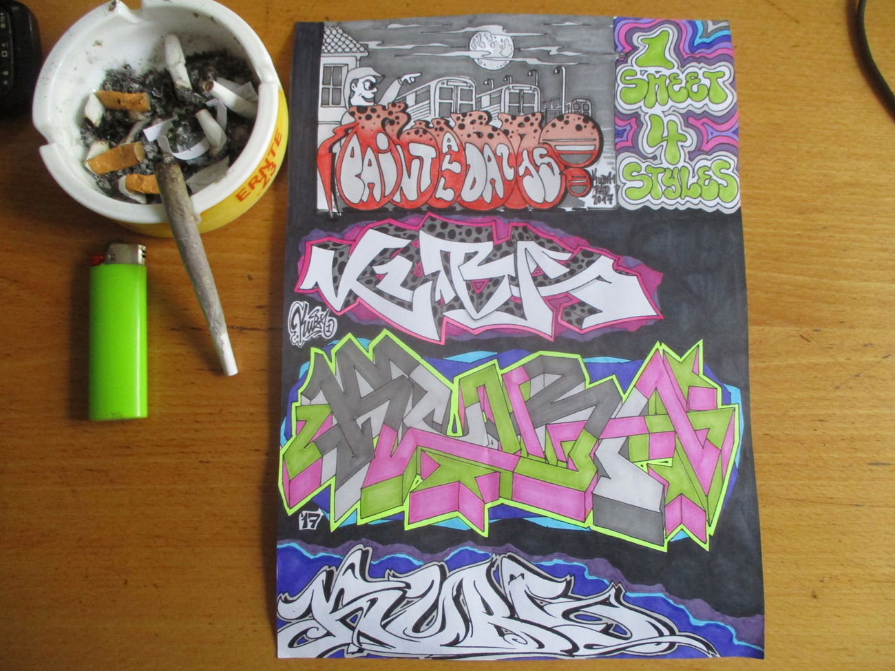 Graffiti Sketch - Photo by KUBA182 - kuba, pad, paintalldays (2017)