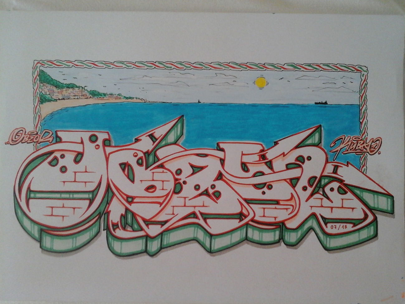 Graffiti Sketch - Photo by KUBA182 - obzor, KUBA182, pad (2018)