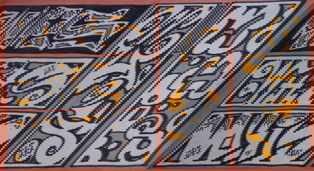 Graffiti Sketch - Photo by KUBA182 - Kuba, PAD, whiskey (2015)