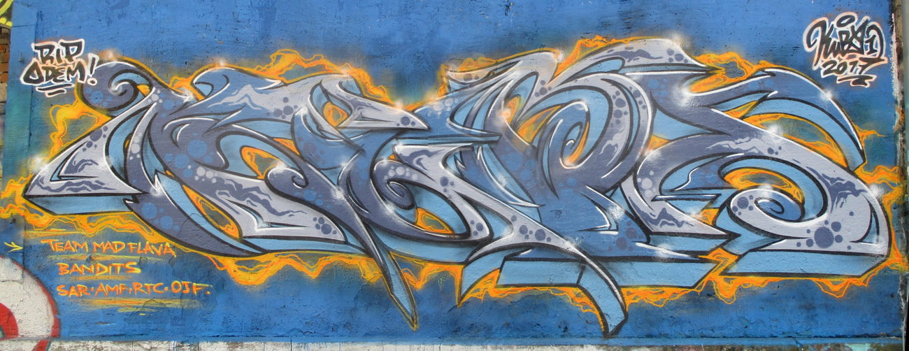 Graffiti Wall - Photo by KUBA182 - kuba, pad (2017)