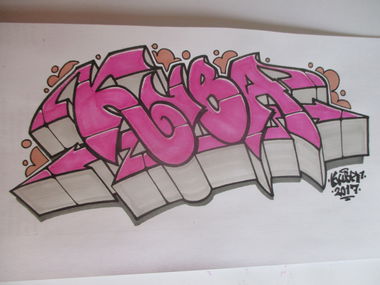 Graffiti Sketch - Photo by KUBA182 - kuba, pad (2017)